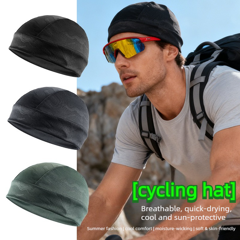 Skull Cap Helmet Liner - Berretto Estivo in Seta Ghiacciata, Sottile