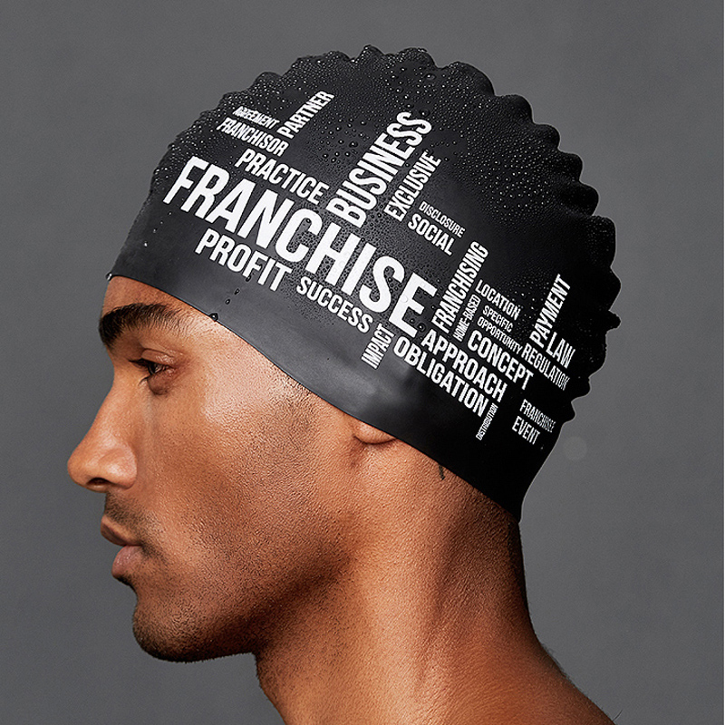 Swim Hat Silicone - Cuffia da nuoto comoda unisex in